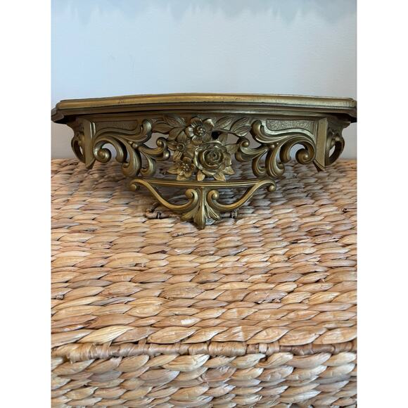 Vintage Rococo Rose Vintage Shelf